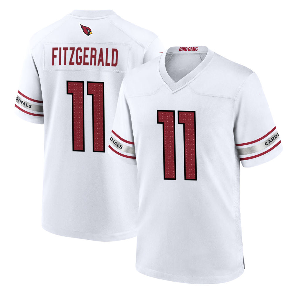 Mdoa A.Cardinals #11 Larry Fitzgerald Player White Home Game Stitched Jerseys