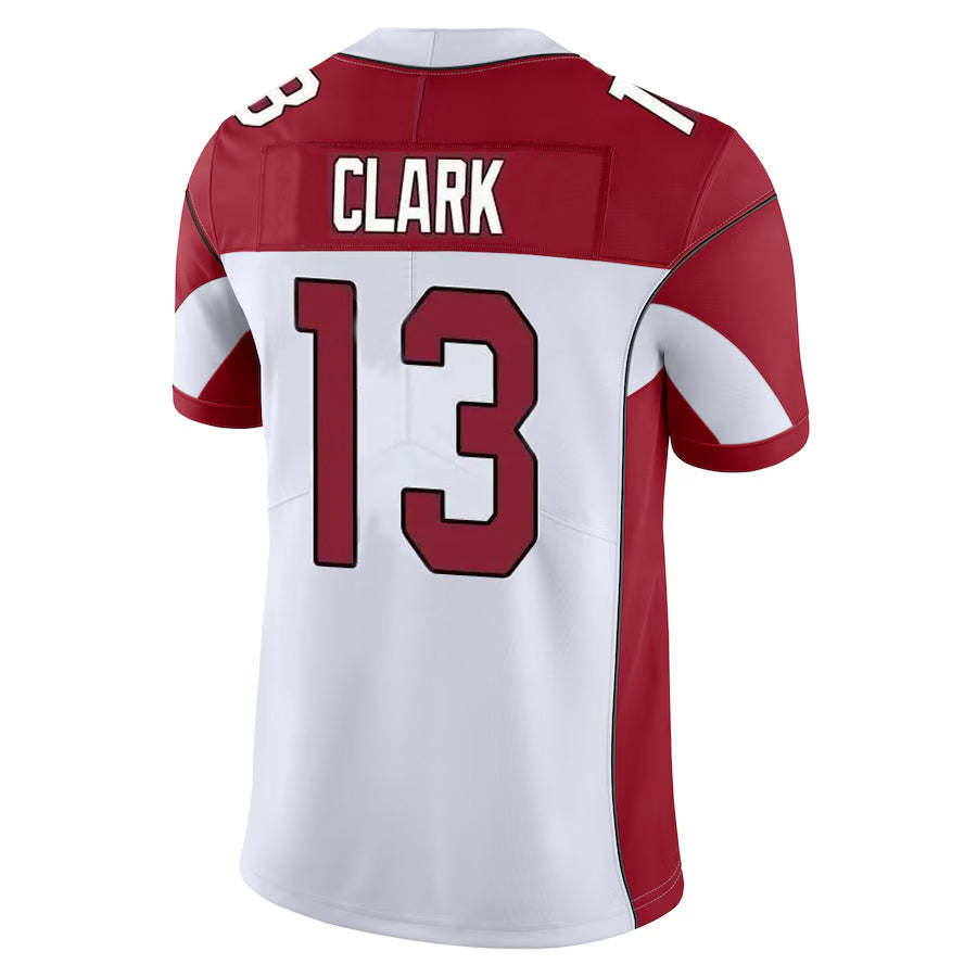 Mdoa A.Cardinals #13 Kei'Trel Clark Player White Vapor Limited Home Game  Stitched Jerseys