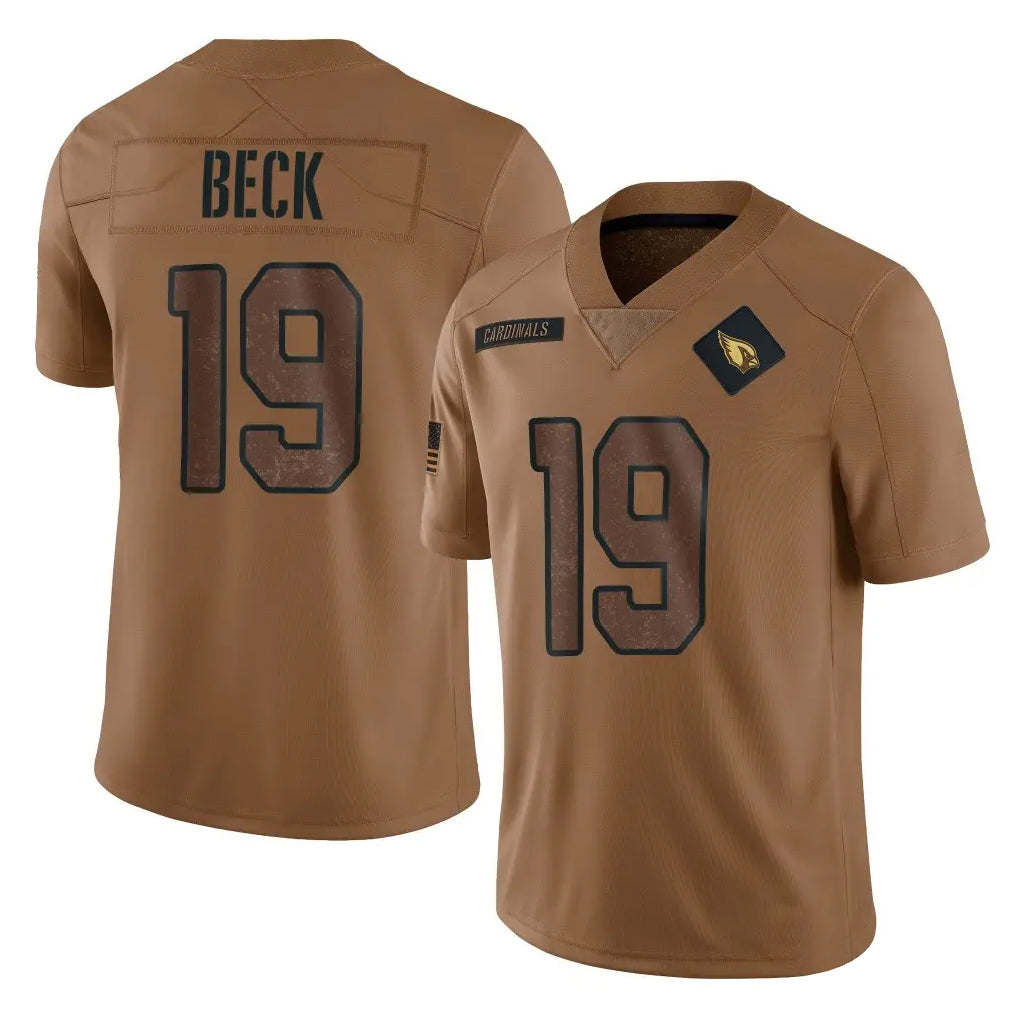 Mdoa A.Cardinals #19 Carson Beck Player Brown Limited Salute To Service Game Stitched Jerseys