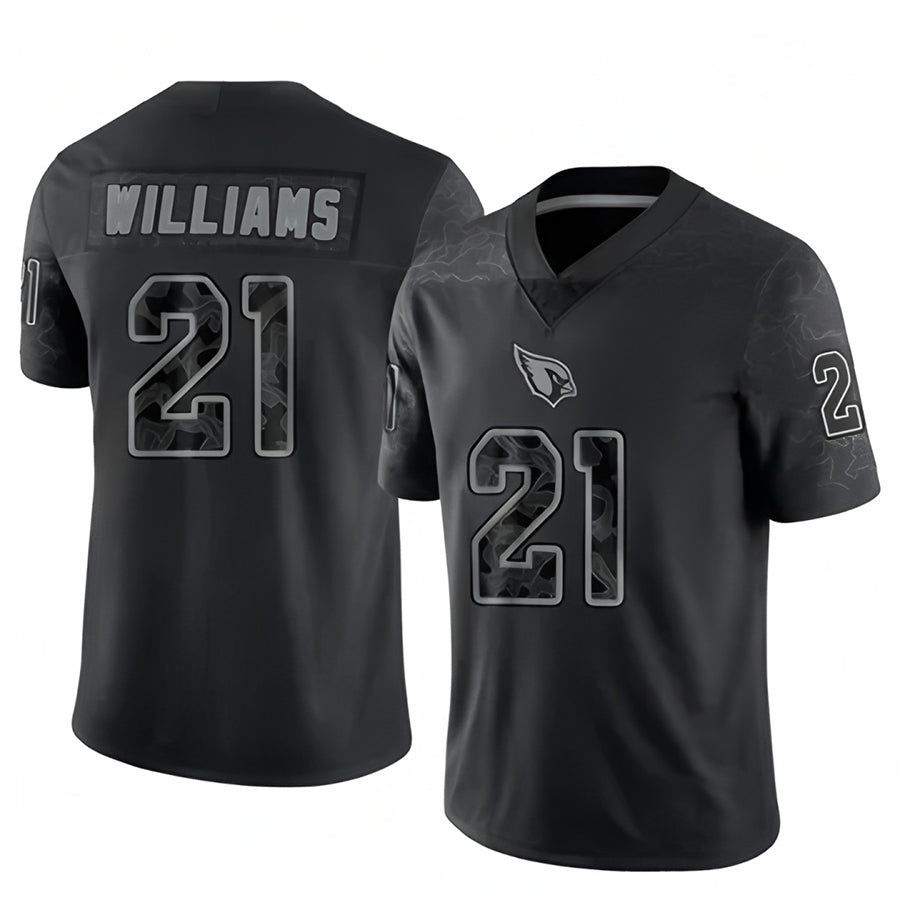 Mdoa A.Cardinals #21 Garrett Williams Player Black RFLCTV Limited Stitched Jerseys