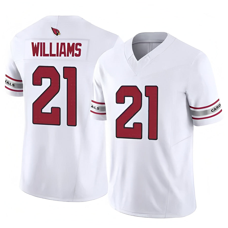 Mdoa A.Cardinals #21 Garrett Williams Player White Game Home Stitched Jerseys