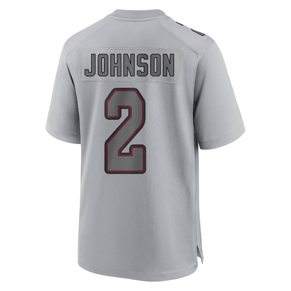 Mdoa A.Cardinals #2 Will Johnson Player Gray Fashion Home Game Stitched Jerseys