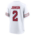 Mdoa A.Cardinals #2 Will Johnson Player White Home Game Stitched Jerseys