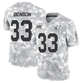 Mdoa A.Cardinals #33 Trey Benson Player Camo Salute to Service Limited Stitched Jerseys