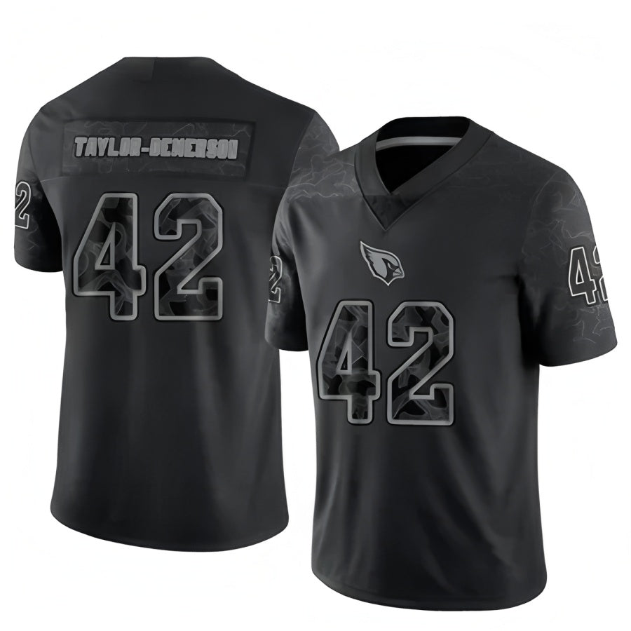 Mdoa A.Cardinals #42 Dadrion Taylor-Demerson Player Black RFLCTV Limited Stitched Jerseys