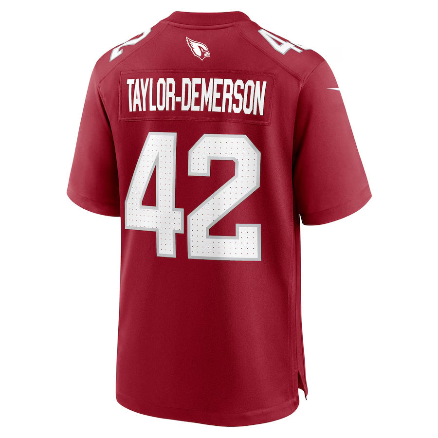 Mdoa A.Cardinals #42 Dadrion Taylor-Demerson Player Cardinal Home Game Stitched Jerseys