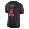 Mdoa A.Cardinals #4 Jeremiyah Love Player Black Limited Elite Home Game Stitched Jerseys