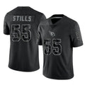 Mdoa A.Cardinals #55 Dante Stills Player Black RFLCTV Limited Home Game Stitched Jerseys
