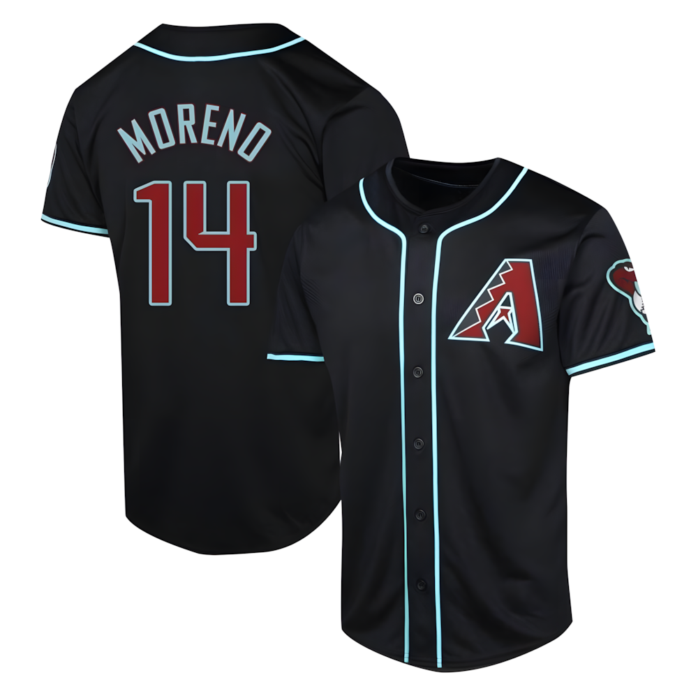 Mdoa A.Diamondbacks #14 Gabriel Moreno Player Black Limited Alternate Stitched Jerseys