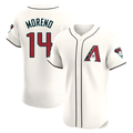 Mdoa A.Diamondbacks #14 Gabriel Moreno Player Cream Elite Home Patch Stitched Jerseys