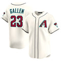 Mdoa A.Diamondbacks #23 Zac Gallen Player Cream Game Limited Stitched Jerseys