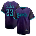 Mdoa A.Diamondbacks #23 Zac Gallen Player Purple City Connect Limited Vapor Stitched Jerseys