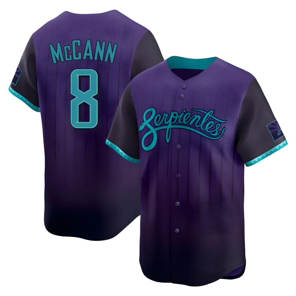 Mdoa A.Diamondbacks #8 James McCann Player Purple Limited 2026 City Connect Stitched Jersey