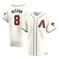 Mdoa A.Diamondbacks #8 James McCann Player White Red Limited Home Stitched Jersey