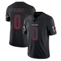 Mdoa A.Falcons #0 Divine Deablo Player Black Impact Limited Game Stitched Jerseys