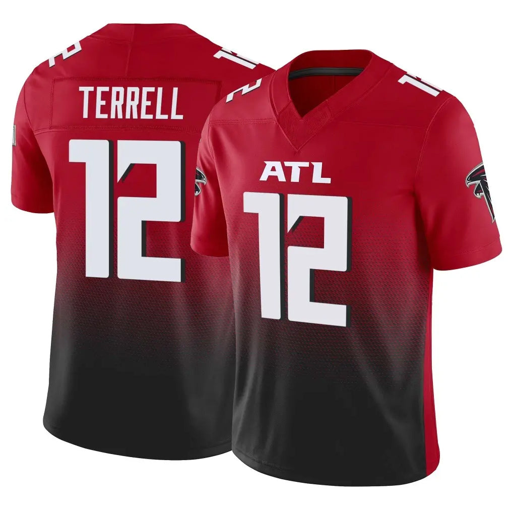 Mdoa A.Falcons #12 Avieon Terrell Player Red Vapor F.U.S.E. Limited Stitched Jerseys