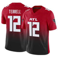 Mdoa A.Falcons #12 Avieon Terrell Player Red Vapor F.U.S.E. Limited Stitched Jerseys