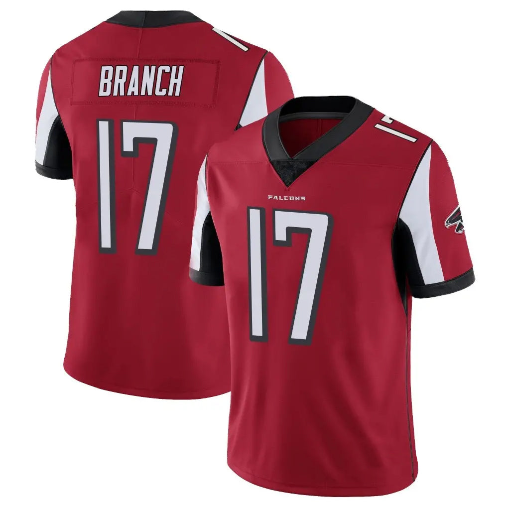 Mdoa A.Falcons #17 Zachariah Branch Player Red Color Vapor Untouchable Limited Home Game Stitched Jerseys