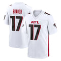 Mdoa A.Falcons #17 Zachariah Branch Player White Home Game Stitched Jerseys
