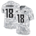 Mdoa A.Falcons #18 Kirk Cousins Player Arctic Camo Salute to Service Limited Stitched Jerseys