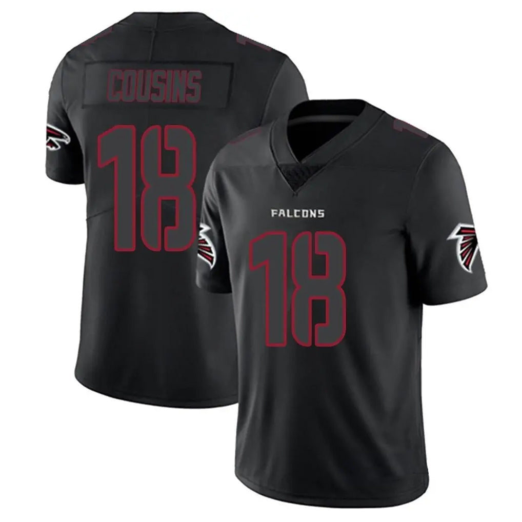 Mdoa A.Falcons #18 Kirk Cousins Player Black Impact Limited Game Stitched Jerseys