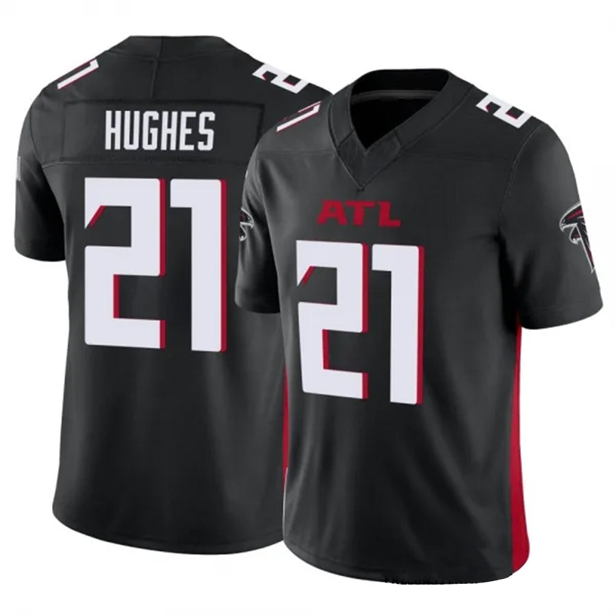Mdoa A.Falcons #21 Mike Hughes Player Black Vapor F.U.S.E. Limited Stitched Jerseys