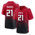 Mdoa A.Falcons #21 Mike Hughes Player Red Home Game Stitched Jerseys