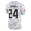 Mdoa A.Falcons #24 A.J. Terrell Jr. Player Arctic Camo Salute to Service Limited Stitched Jerseys