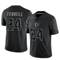 Mdoa A.Falcons #24 A.J. Terrell Jr. Player Black RFLCTV Limited Stitched Jerseys