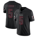 Mdoa A.Falcons #5 Drake London Player Black Impact Limited Stitched Jerseys
