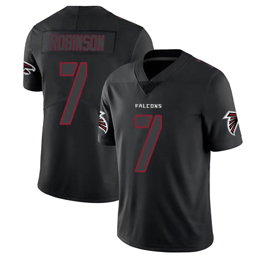 Mdoa A.Falcons #7 Bijan Robinson Player Black Impact Limited Stitched Jerseys