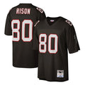Mdoa A.Falcons #80 Andre Rison Player Mitchell & Ness Black 1992 Legacy Stitched Jerseys
