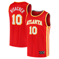 Mdoa A.Hawks #10 Zaccharie Risacher Red 2024 Draft Fast Break Player Jerseys - Icon Edition