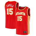Mdoa A.Hawks #15 Clint Capela Red 2021-22 Fast Break Replica Jerseys - Icon Edition