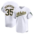 Mdoa Athletics #35 Rickey Henderson Player White Limited Home Stitched Jersey