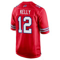 Mdoa B.Bills #12 Jim Kelly Player Red Home Game Stitched Jerseys
