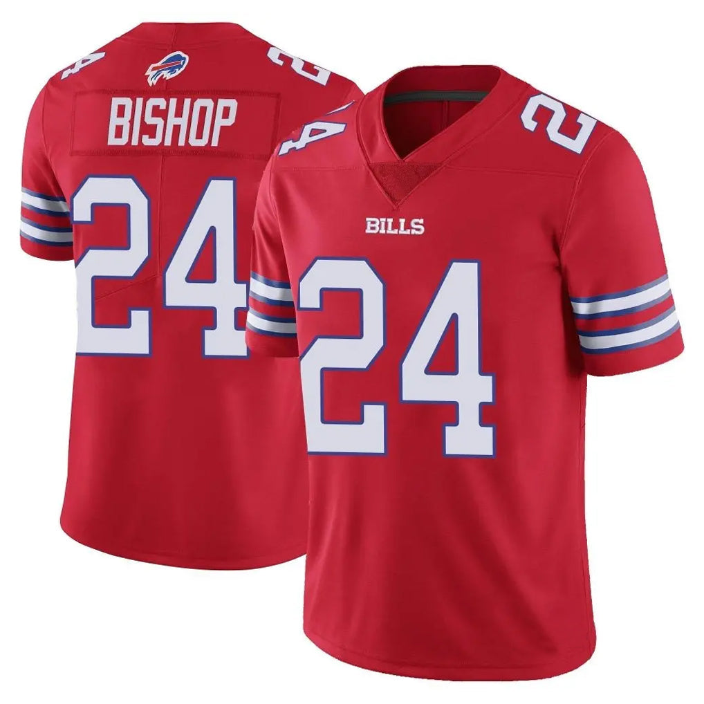 Mdoa B.Bills #24 Cole Bishop Player Red Vapor Untouchable Limited Home Game Stitched Jerseys