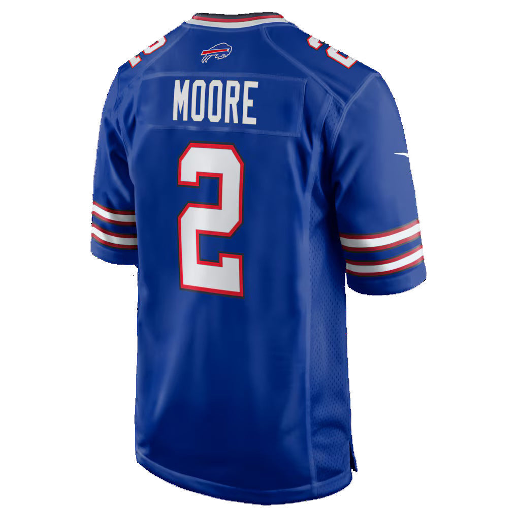 Mdoa B.Bills #2 D.J. Moore Royal Game Stitched Jerseys