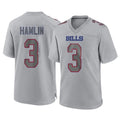 Mdoa B.Bills #3 Damar Hamlin Player Gray Home Game Stitched Jerseys