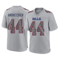 Mdoa B.Bills #44 Joe Andreessen Player Gray Fashion Home Game Stitched Jerseys