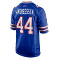 Mdoa B.Bills #44 Joe Andreessen Player Royal Home Game Stitched Jerseys
