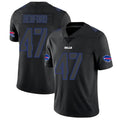 Mdoa B.Bills #47 Christian Benford Player Black Impact Limited Stitched Jerseys