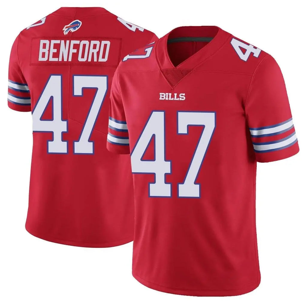 Mdoa B.Bills #47 Christian Benford Player Red Vapor Untouchable Limited Stitched Jerseys