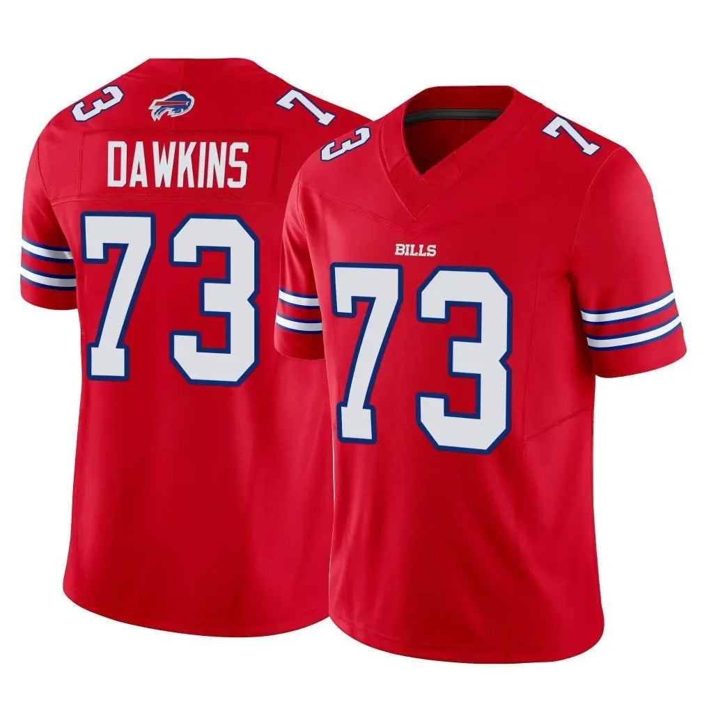 Mdoa B.Bills #73 Dion Dawkins Player Red Vapor F.U.S.E. Limited Stitched Jerseys