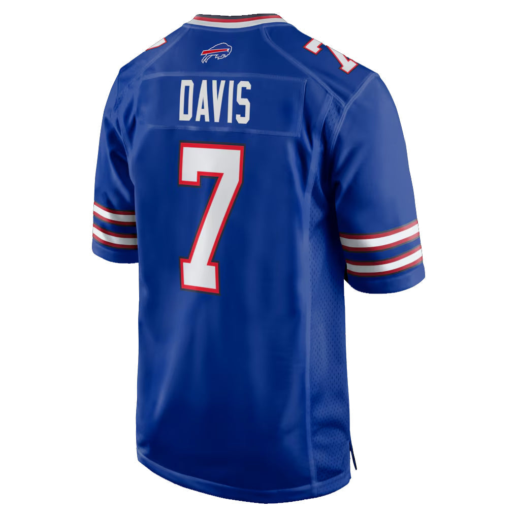 Mdoa B.Bills #7 Ray Davis Player Royal Home Game Stitched Jerseys