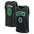 Mdoa B.Celtics #0 Jayson Tatum  Black Fast Break Replica Player Jerseys - Statement Edition