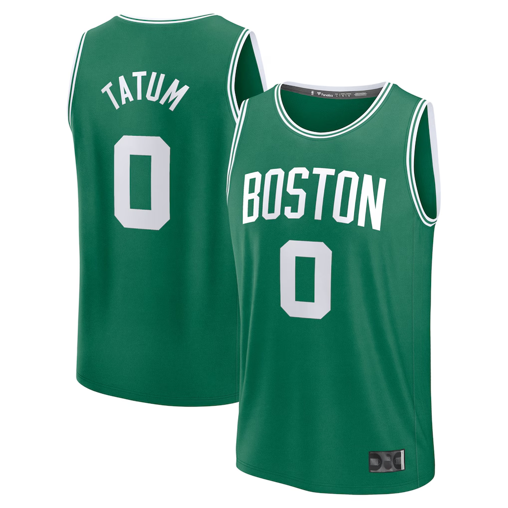 Mdoa B.Celtics #0 Jayson Tatum  Kelly Green Fast Break Replica Player Jerseys - Icon Edition
