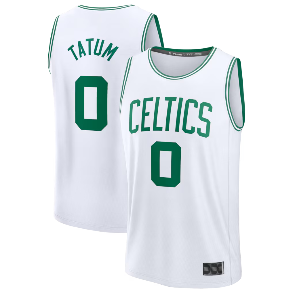 Mdoa B.Celtics #0 Jayson Tatum White Fast Break Replica Player Jerseys - Association Edition