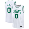 Mdoa B.Celtics #0 Jayson Tatum White Fast Break Replica Player Jerseys - Association Edition