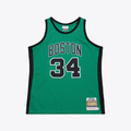 Mdoa B.Celtics #34 Paul Pierce Mitchell & Ness Kelly Green 2007-08 Hardwood Classics Authentic Jerseys